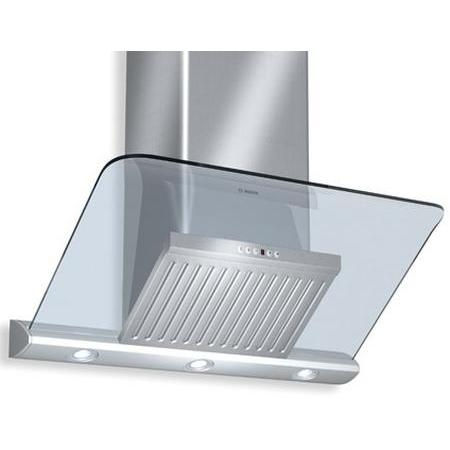 Bosch DWK096650B Brushed Steel Chimney Hood