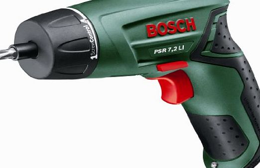 Bosch PSR 7.2 LI Cordless 7.2 Volt Screwdriver, 1 x Li-Ion Battery