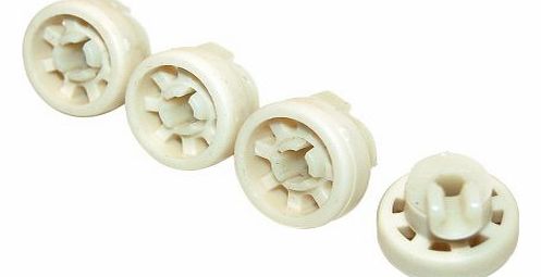 Upper Basket Wheel Kit For Bosch Dishwasher