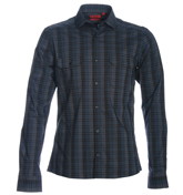 Eylo Grey, Navy and Black Check Shirt