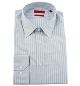 Hugo Boss Blue Stripe Long Sleeve Shirt (Eneor)