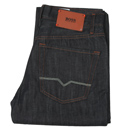 Hugo Boss Regular Fit Button Fly Jeans (32 Leg)