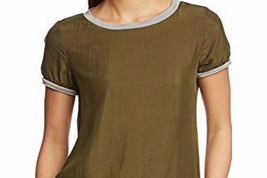 Boss Orange  Womens Ewye 1 Plain Crew Neck Short Sleeve T-Shirt, Beige (Dark Beige 251), UK 14 (Manufacturer Size: 40)