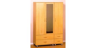 2 Door Wardrobe- Left Hand Fitted