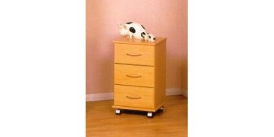 Boston 2 Drawer Bedside Table