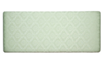 boston Damask 2and#39;6 Headboard - Light Green