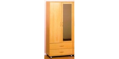 Gents Wardrobe- 2 Door- 2 Drawers