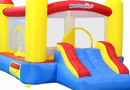 Bounceland Classic Bounce n Slide 10ft Bouncy Castle with Airflow Fan