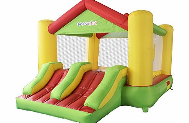 Bounceland Duo Slide 12ft Bouncy Castle with Airflow Fan (Green)