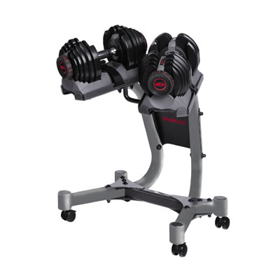 Bowflex SelectTech 221 Dumbells and Stand (SelectTech Dumbells,Stand   4 Step DVD)