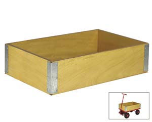 Box body for low load turn trucks