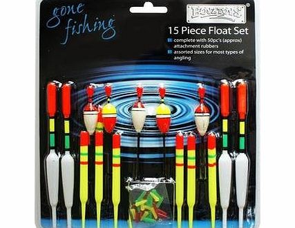 Gone Fishing 15 Piece Float Set