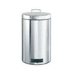 12 Litre Brilliant Steel Pedal Bin