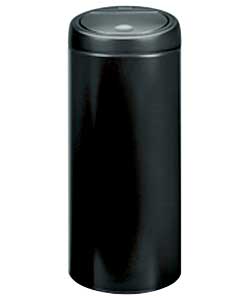 30 Litre Touch Bin - Matt Black