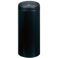 30L Black Touch Bin