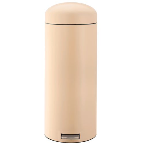 Brabantia 30L Retro Pedal Bin Almond