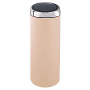 30l Touch Bin Almond/ Brilliant Steel