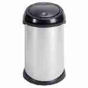 50L touch bin brilliant steel with