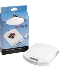 Brabantia Digital Kitchen Scales White