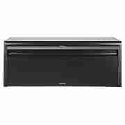 Brabantia Matt Black Fall Front Bread Bin