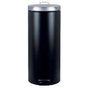 Brabantia Pedal Bin 30L Black/Steel Lid