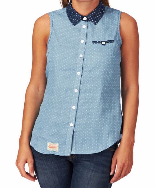 Brakeburn Womens Brakeburn Berrywood Sleeveless Shirt -