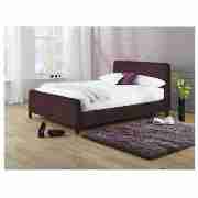 Brando Double Bed, Aubergine