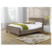 Double Bed Frame, Khaki Fabric