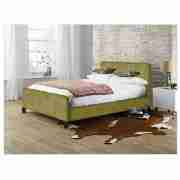 Brando King Bed, Olive