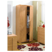 2 Door Wardrobe, Oak Effect