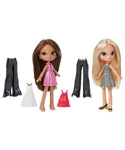 Bratz Snap On Doll 2 Pack