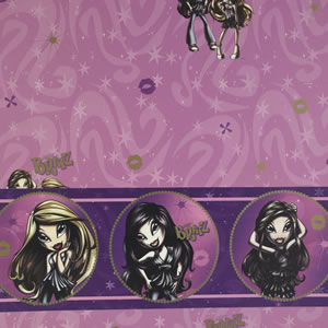 Bratz Wall Fashion Wallpaper WPBTZ-2006