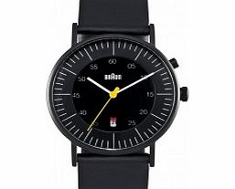 Braun Mens All Black Watch