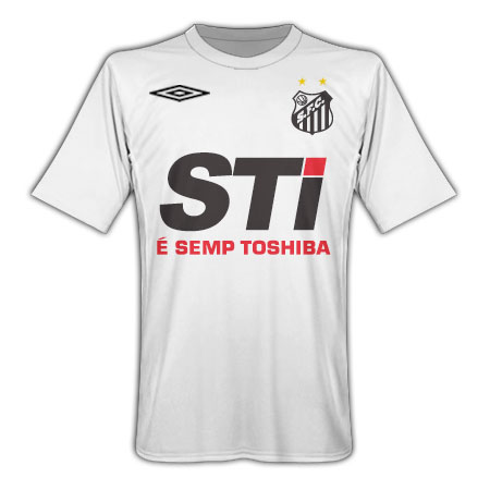 Umbro 2010-11 Santos Umbro Home Football Sirt