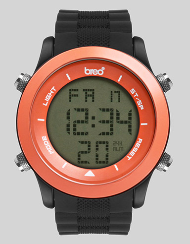 Orb Watch - Black/Orange