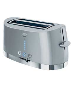 Silver Style 4 Slice Illuminated Toaster