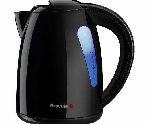 Breville VKJ557 Illuminated Plastic Jug Kettle, Black