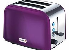 VTT320 2 Slice Toaster Damson Stainless