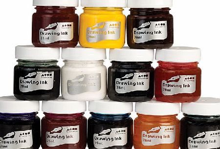 Brian Clegg Drawing Inks Assortment Set of 12 AK16