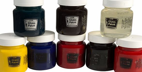 Brian Clegg Glass Paints Pack 8 AK32