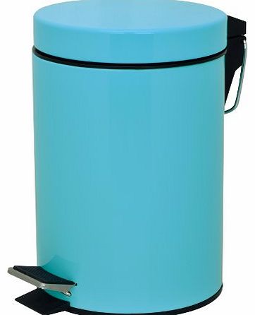 Brights Bathroom Pedal Bin, 3 L, Blue