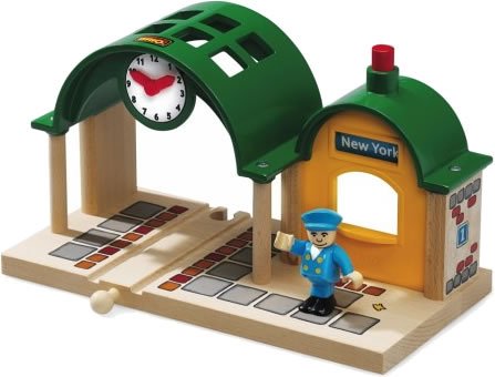 33680 Wooden Railway System: Speaking Station