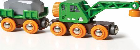 BRIO Clever Crane Wagon