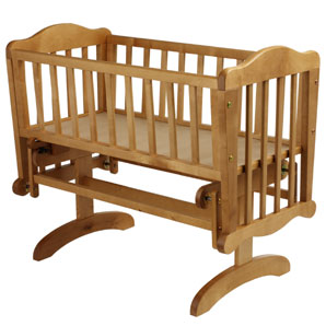 Brio Glider Crib - Antique Pine Finish