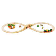 Brio Safari Figure of 8 Wooden Train Set