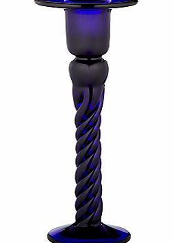 Glass Twisted Candlestick