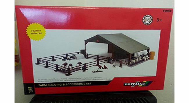 Britains Farm Model - farm Buildings amp; Accessories Set - 1:32 Scale - 43075A1