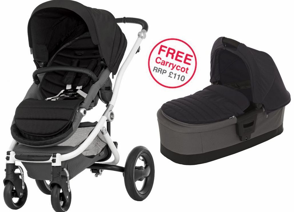 Affinity White Stroller Black Thunder 2014