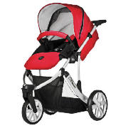 B Smart 3 Pushchair, Venetian Red