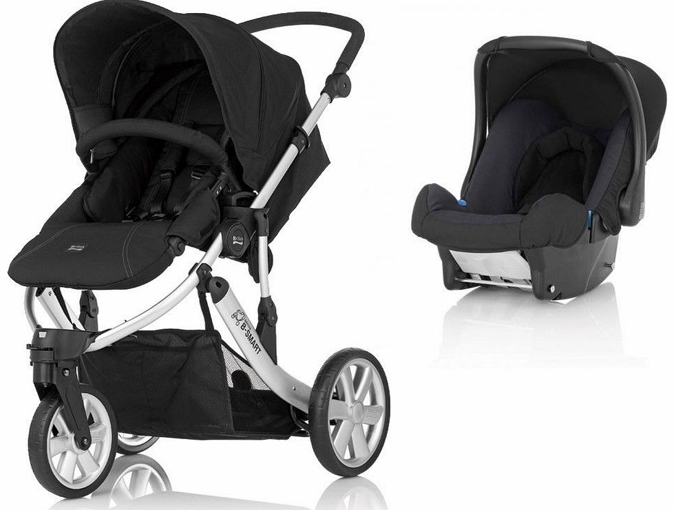 B Smart 3 Travel System Neon Black 2014